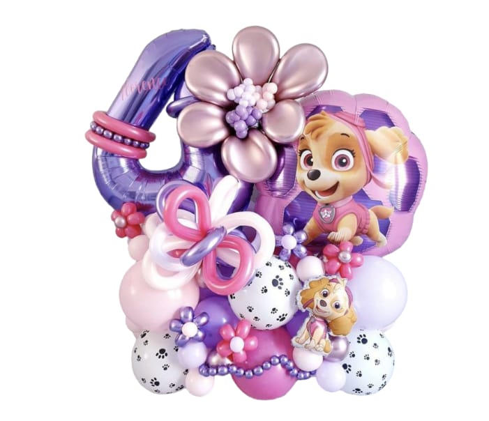 SKYE'S SPARKLE BIRTHDAY BALLOON STAND