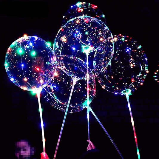 Balloons with lights