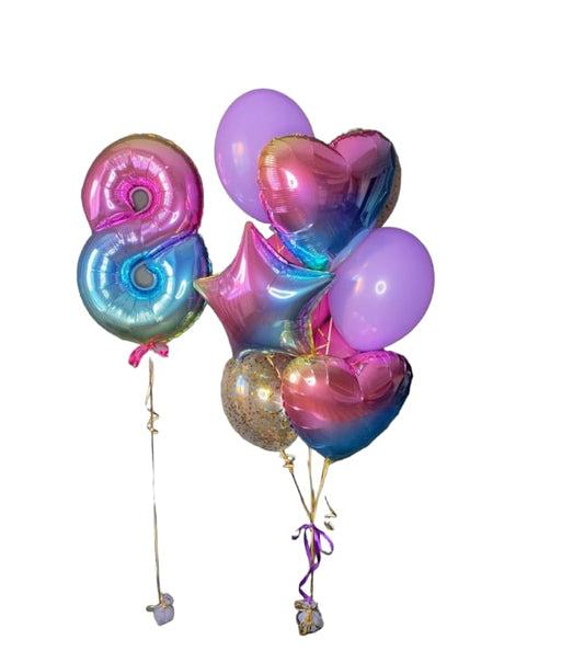 STARDUST DREAMS BIRTHDAY BALLOON BOUQUET