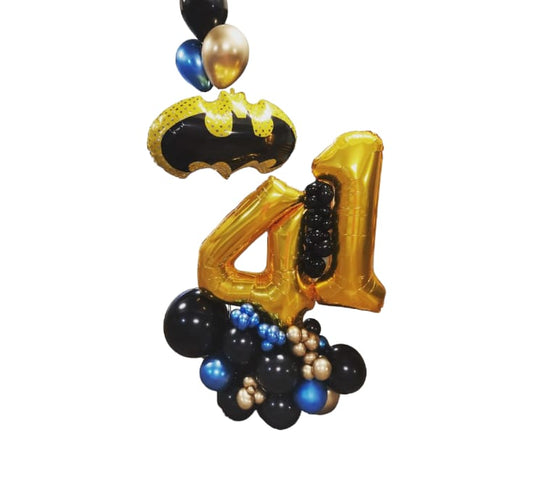 BATMAN-INSPIRED BIRTHDAY BALLOON STAND