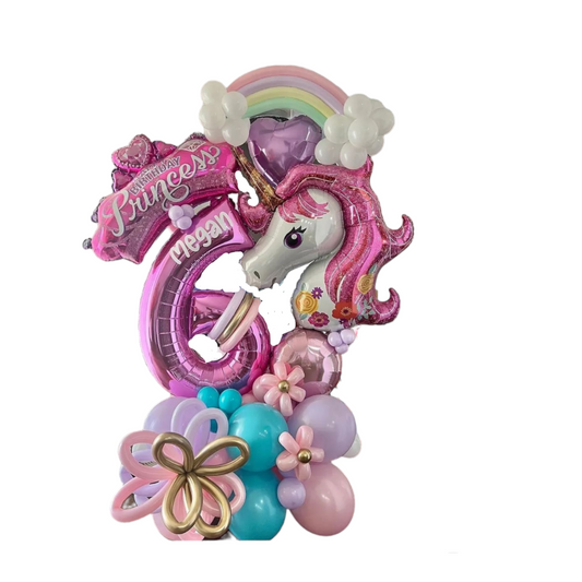 PRINCESS UNICORN RAINBOW STAND