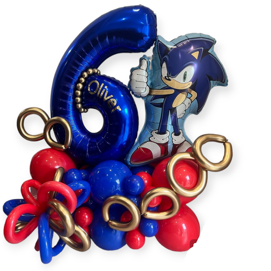SONIC THEMED BALLOON STAND