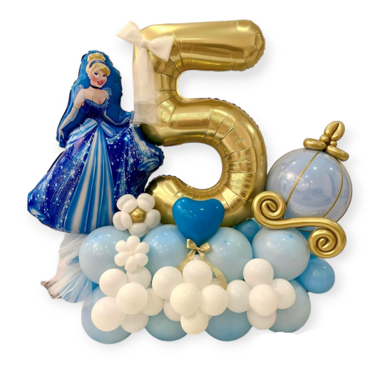 CINDERELLA'S ENCHANTED CARRIAGE BALLOON STAND